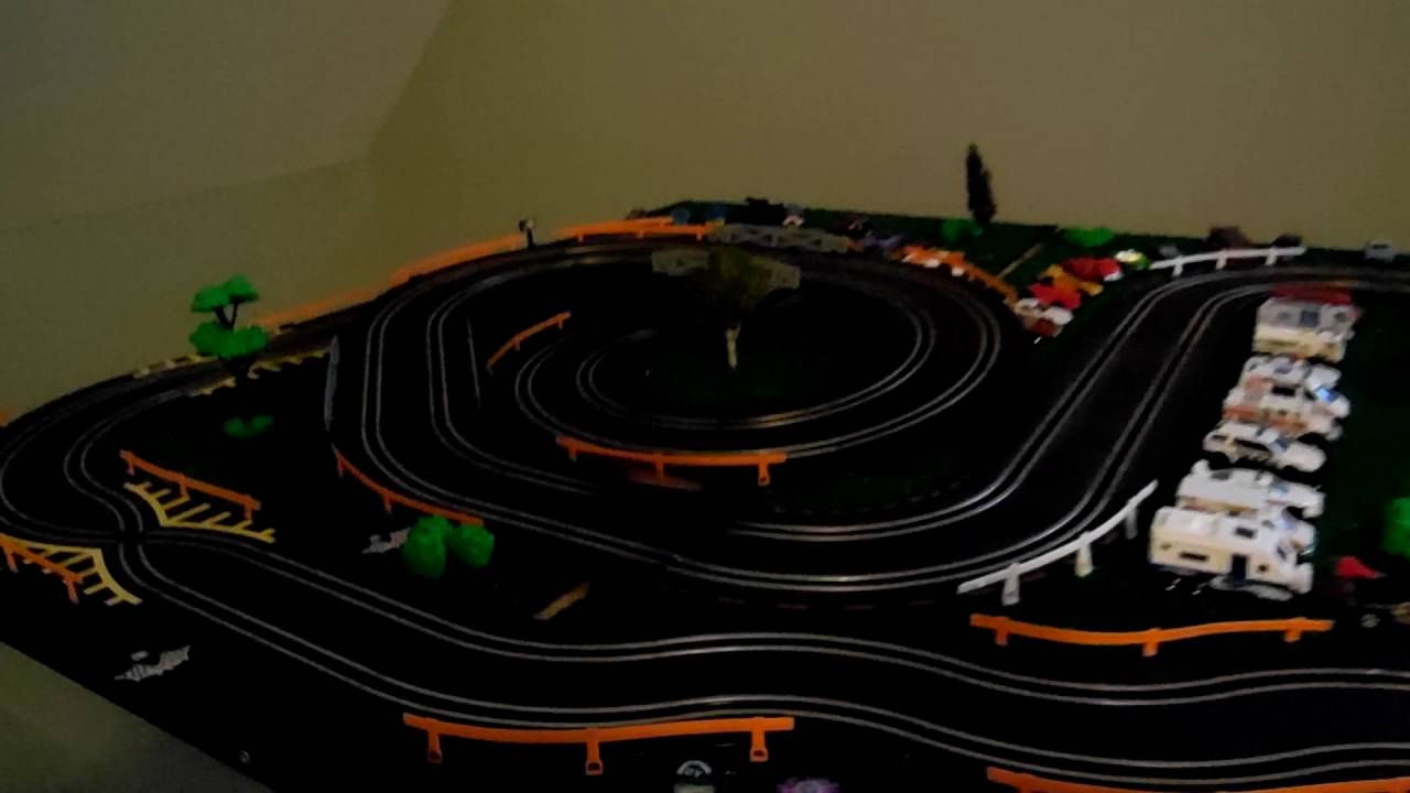 Fast Lane and Carrera Go Slot Car Track and Toy table YouTube