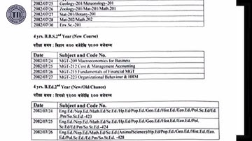 BBS 2nd yrs partial Routine 2082 || BBS 2nd yrs Results @TechnicalDhrub 