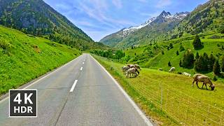 Lukmanier Pass 4K HDR 🇨🇭 Iconic North-South Passage Across Swiss Alps