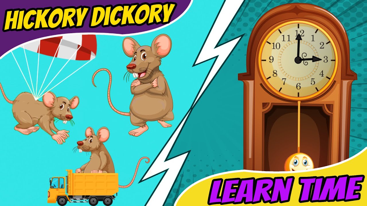 Hickory Dickory Dock 2024 - Popular English Nursery Rhyme | Kids Fun ...