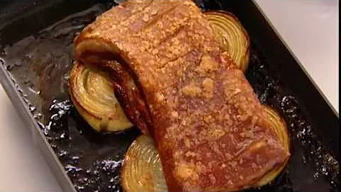 Pork Belly with Curly Kale Part 1 - Gary Rhodes Co...