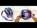 Round Crossbody Bag Sewing Pattern — sew a unique structured bag with adjustable strap