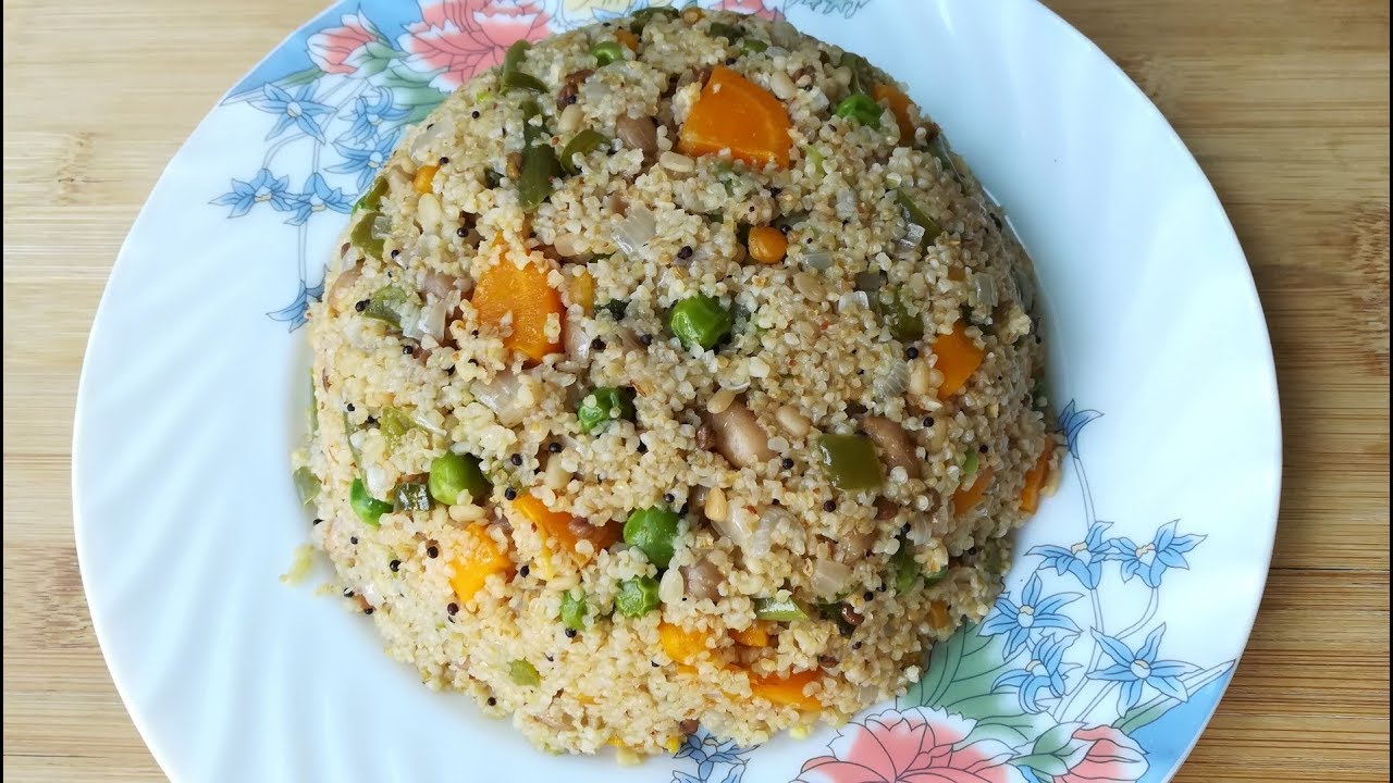 Vegetable Dalia Pulao/Kihchadi/Upma Healthy Broken Wheat/Couscous
