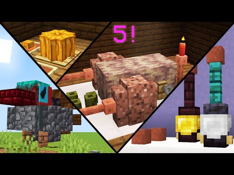 5 simple decorations you can do for Thanksgiving in Minecraft!