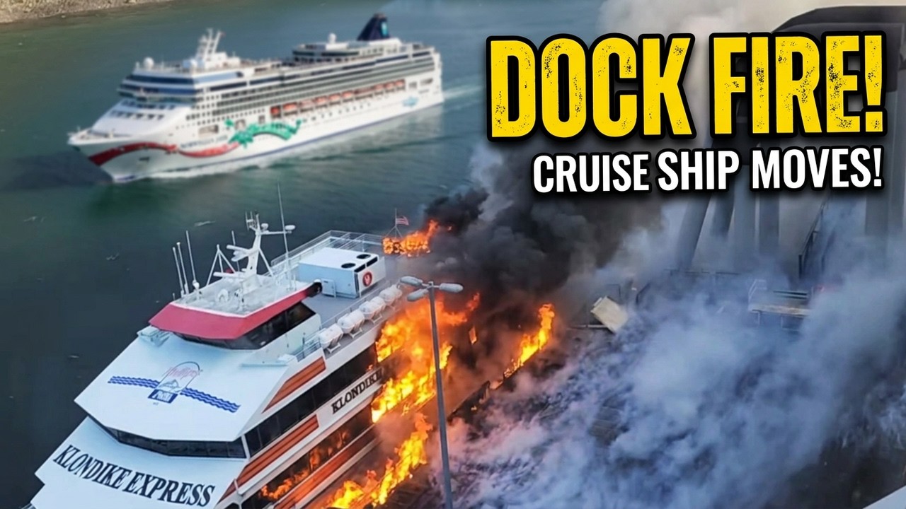 Chaos in Alaska: Norwegian Cruise Dock Fire Caught on Camera