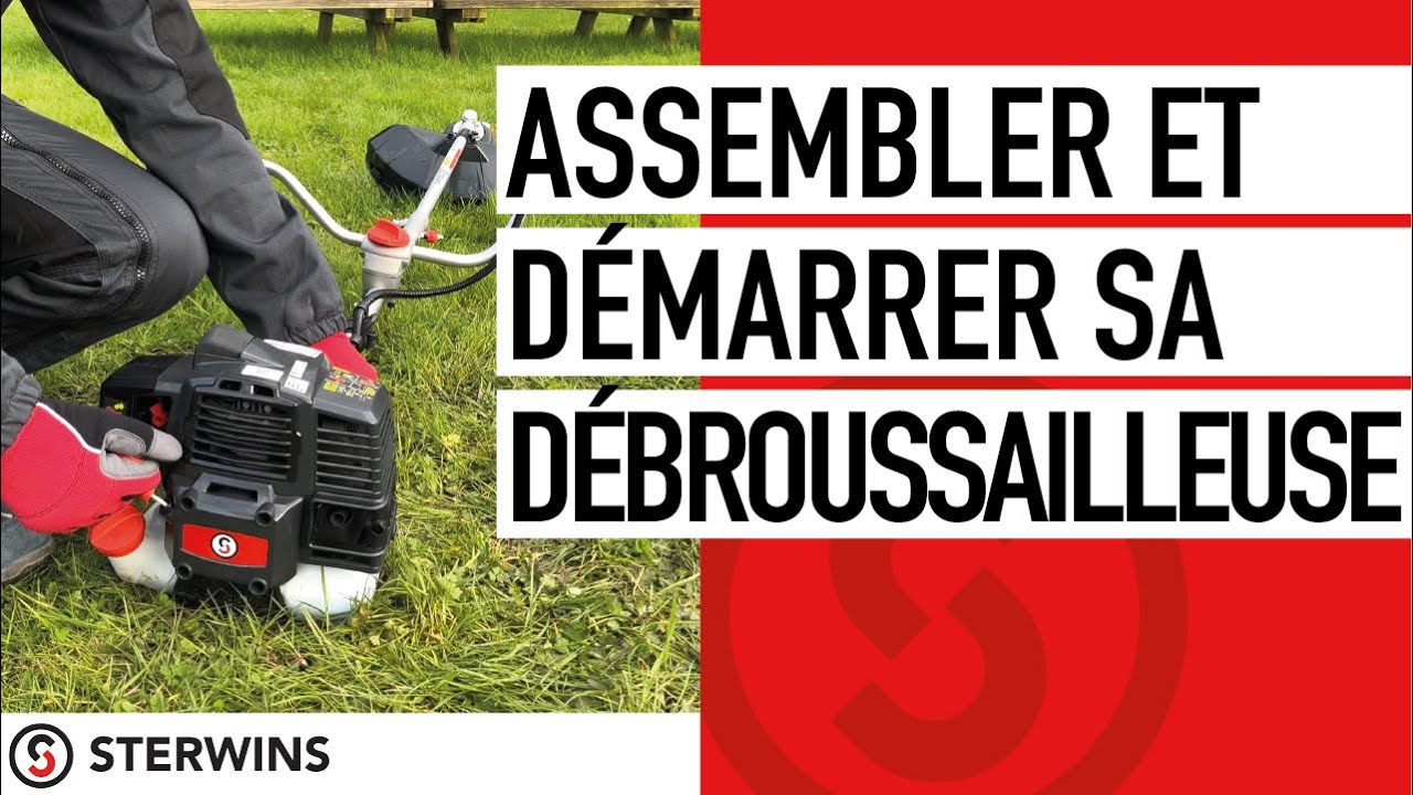 Comment assembler et démarrer votre débroussailleuse thermique STERWINS — free download