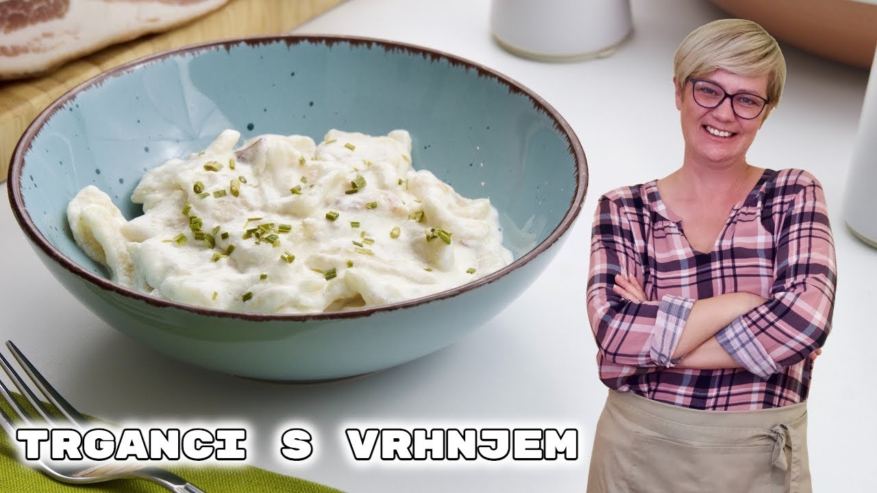 Trganci s vrhnjem - jednostavno i tako fino jelo za ručak ili večeru! • ReciPeci Sandre Gašparić