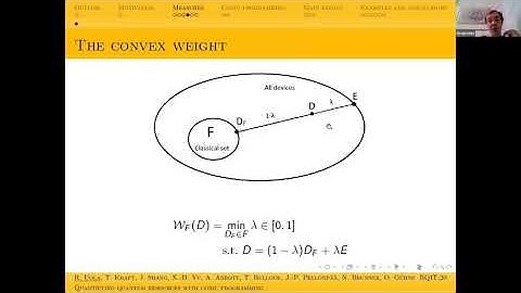 BQIT 2020: Roope Uola (University of Geneva) - Quantifying quantum resources with conic programming