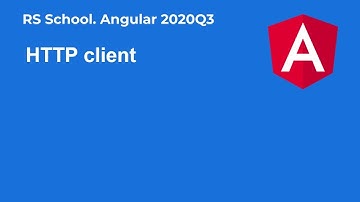 Angular 2020 Q3 HttpClient