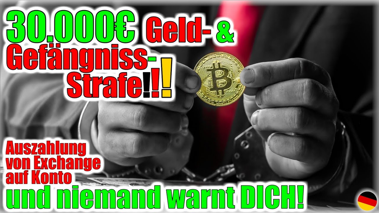 ⚠️30.000€ Geldstrafe beim Auszahlen von KryptoGEWINNEN/ von Exchanges AWV -  Meldung ❗️ - Deutsch