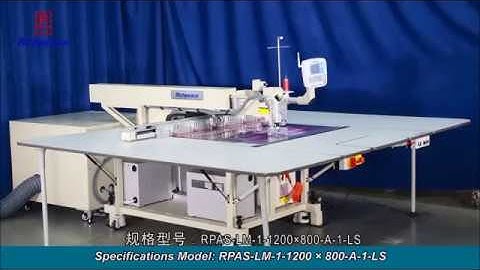 Richpeace Automatic Template Sewing Machine with Laser Cutting Device