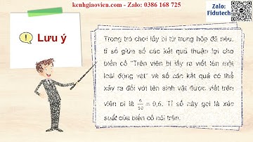 Giáo án powerpoint C6 Bài 4: Xác suất của biến cố ngẫu nhiên trong ... | GA điện tử Toán 8 CD