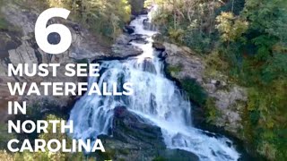 6 MUST SEE WATERFALLS in NORTH CAROLINA | Whitewater Falls | North Carolina Waterfalls