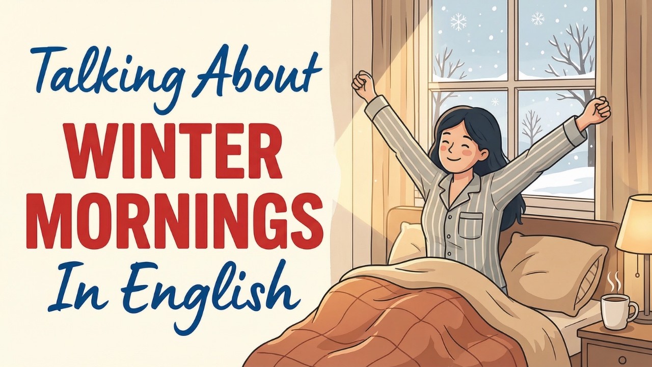 English Podcast for Easy English Listening | Talking About Winter Morning