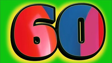 60 SECONDS COUNTDOWN TIMER WITH ANIMATION AND SOUND EFFECT