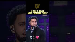 the most powerful verse for J cole