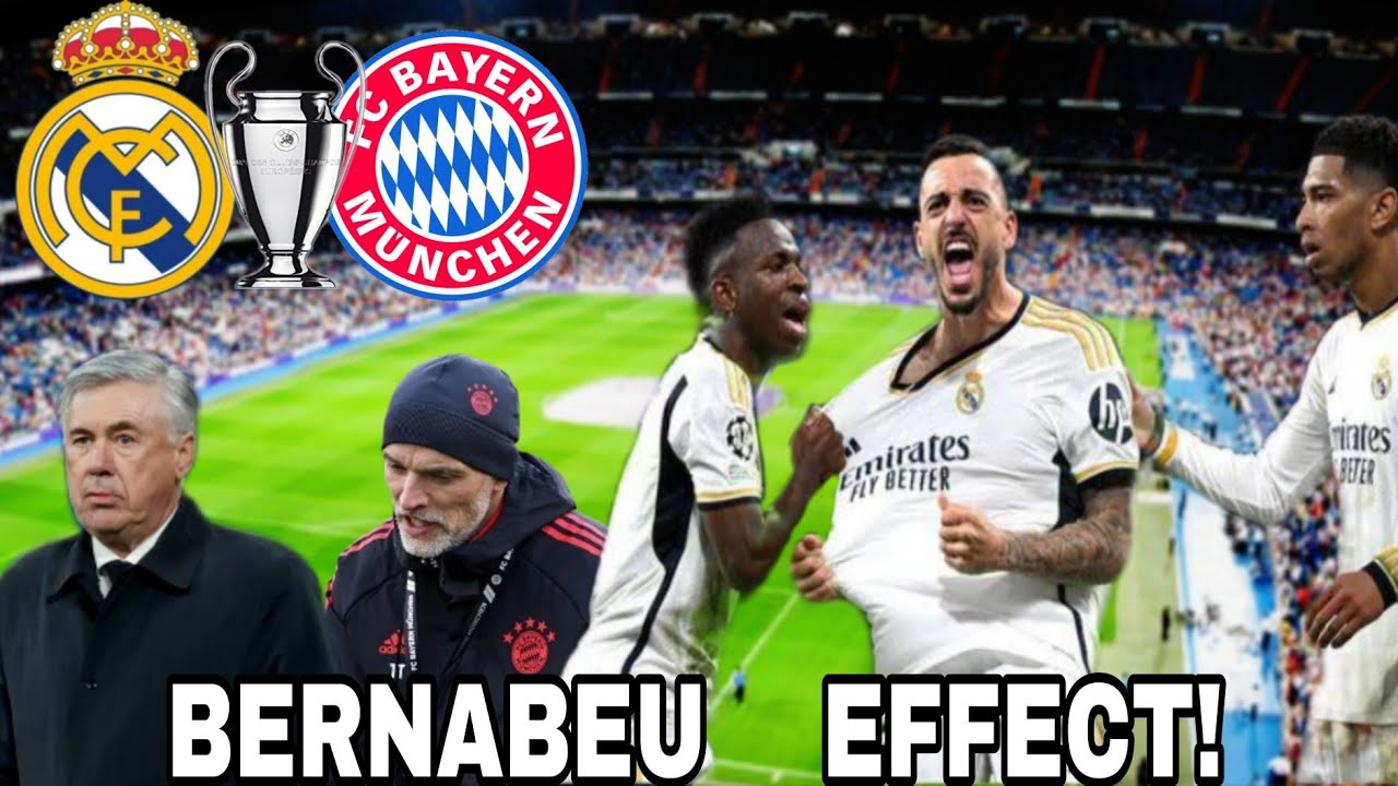 Real Madrid beats Bayern Munich Bernabeu effect UEFA Champions League Semi Final match