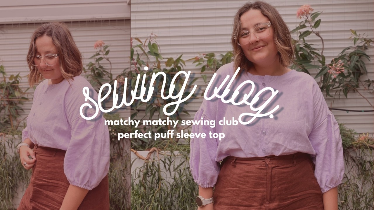 Is this the perfect puff sleeve top? | beginner sewing + honest thoughts