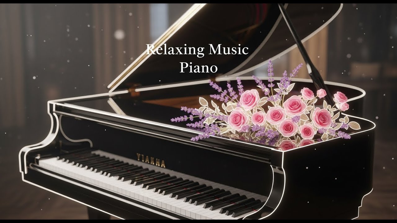 Soft Piano Music for Warm Night Ambience and Comfort ☕ Gentle Piano Instrumental Relax