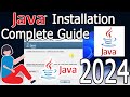 How to install java on windows 1011  2024 update  setup javahome jdk installation