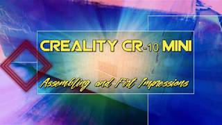 A Quick Peek At Whats Inside The Creality Cr-10 Mini 3D Printer Shipping Box A Mini Cr10 Of Cause