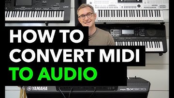 How to Convert MIDI Songs to Audio on Yamaha PSR-SX & Genos Keyboards | Step-by-Step Guide 🎹