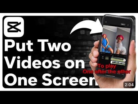 How To Put Two Videos In One Screen On CapCut to Play One After The Other (FULL TUTORIAL)