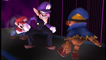 Mario, Waluigi and Geno (Project M / Smash Brawl)