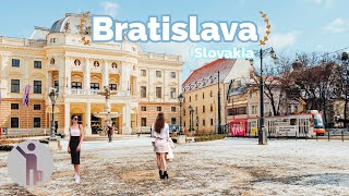 Bratislava, Slovakia | March 2023 | 4k HDR 60fps Walking Tour