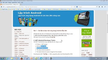 Hướng dẫn cài đặt Android SDK với Eclipse