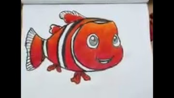 How to draw  a clown fish ( nemo)