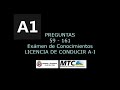Preguntas 2022 A1 (2/4) Examen de Conocimientos Licencia de Conducir A-I TOURING MTC PERU (Audio)
