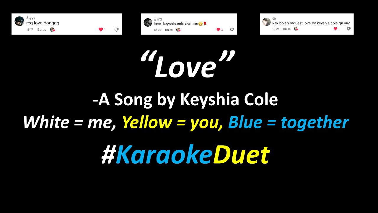 Keyshia Cole Love (Karaoke Duet Version) Sing With Me YouTube