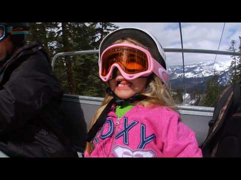 Young Girl Snowboarding Phenom: Bailey Duran - Age 4