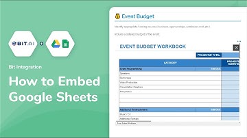 How to Embed Google Sheets on Documents | Bit Docs - Bit.ai