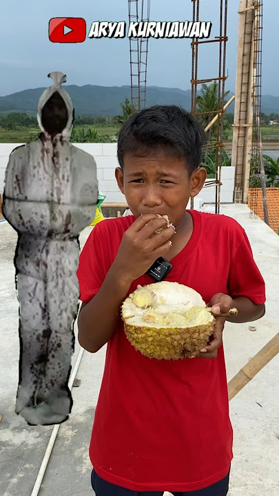 MAKAN DUREN SAMA H4NTU #shorts