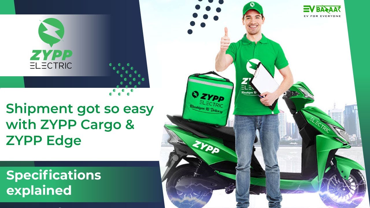Zypp Electric E-Scooters | EV Cargo | Cargo Vehicle | EV Bazaar 