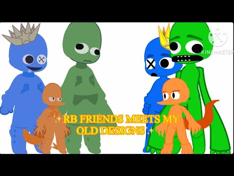 [EARRAPE WARNING]• Rainbow friends meets my old Gacha design of them ...