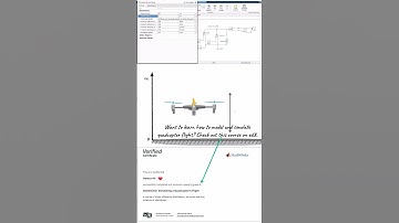 Simulating a quadcopter