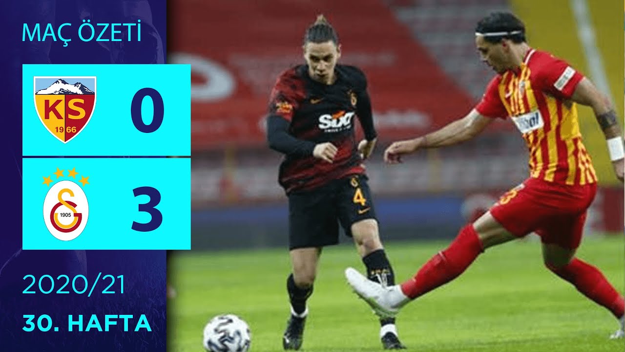 2020-2021 Süper Lig KAYSERİSPOR - GALATASARAY 0-3 Maç Özeti