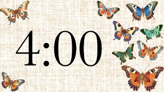 4 Minute Pretty Erfly Timer Harp Tones At End