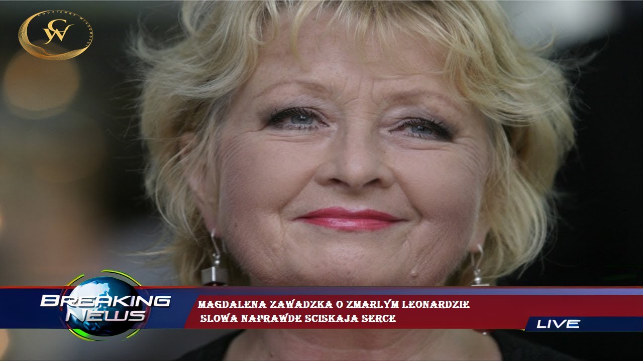 Magdalena Zawadzka o zmarlym Leonardzie slowa naprawde sciskaja serce
