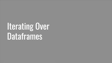 4.16 Iterating Over Dataframes