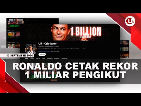 RONALDO SELEBRASI USAI CETAK REKOR 1 MILIAR PENGIKUT | U-NEWS