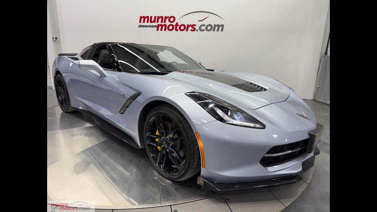 2017 Corvette 1LT Coupe 7 Spd Man NPP in rare Sterling Blue