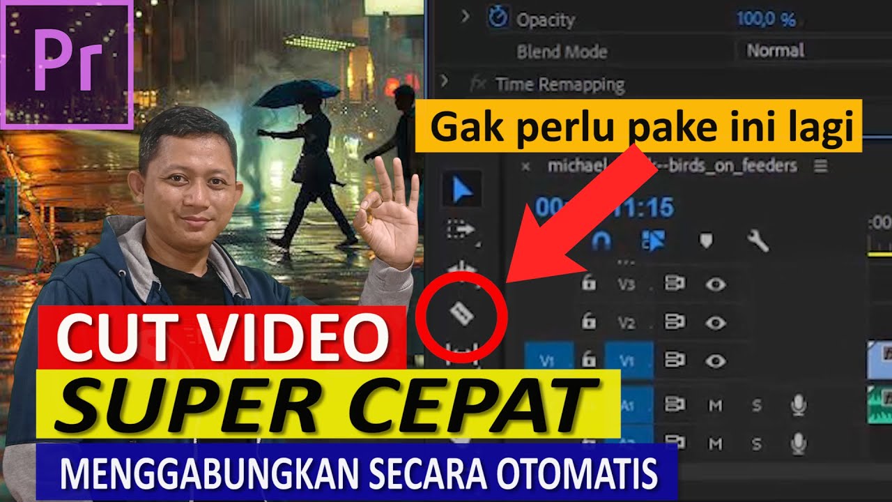 Cara CUT VIDEO OTOMATIS di Adobe Premiere Pro YouTube