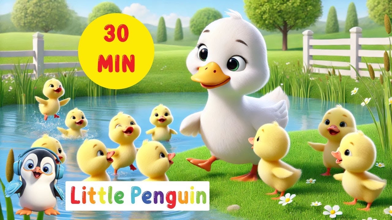 Five Little Ducks | Nursery Rhymes Collection: Baby Shark, Twinkle & More | 30 Min #LittlePenguin