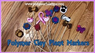 How to make polymer clay plant stakes for putting in flowers, herbs or
any plant.perfect mother's fathers day, a birthday house warming
party. they...