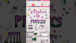 Class 12th physics practical file cover Design #physicspractical #physics #art #class12