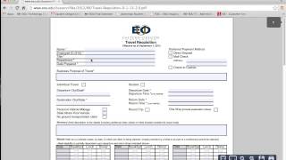 EOU Travel Document Training